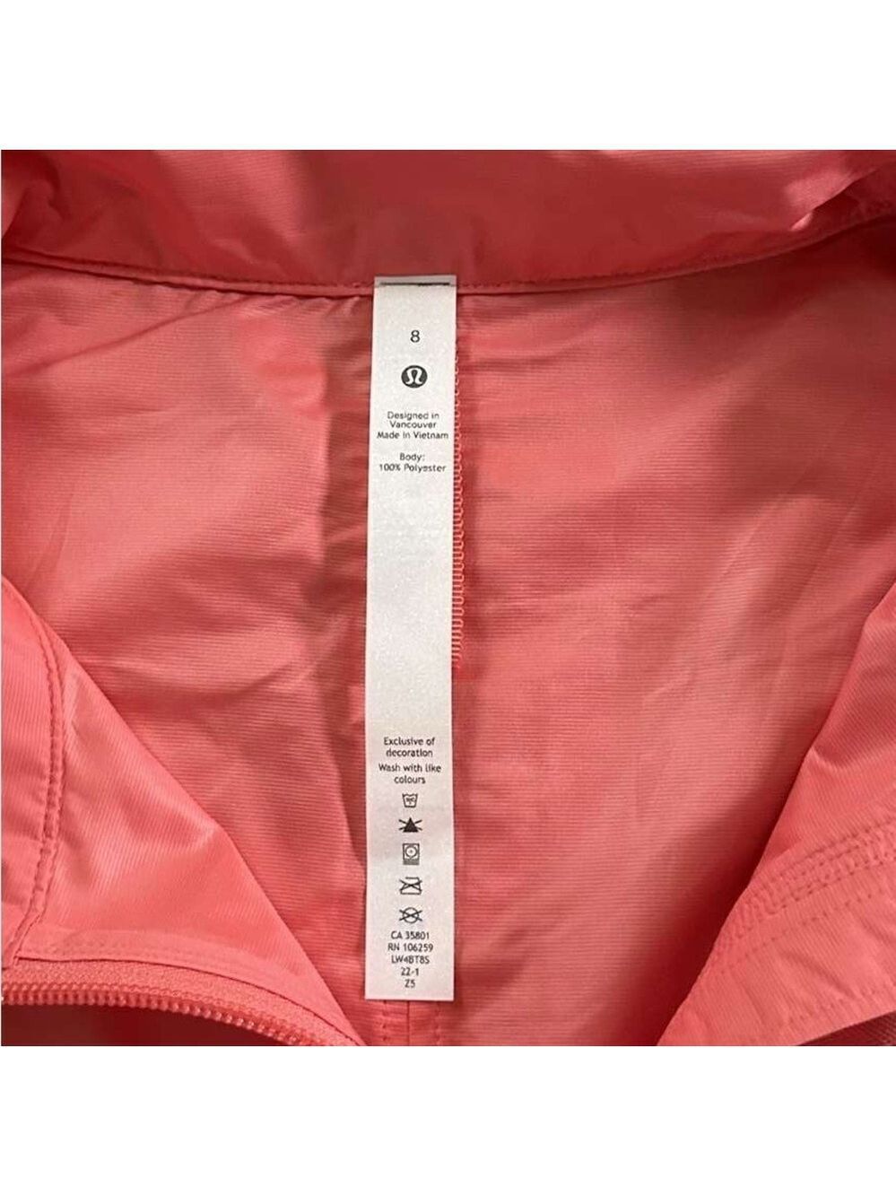 Lululemon Lightweight Cropped Track Jacket
Raspberry Cream Size 8 NWOT - Picture 11 of 15